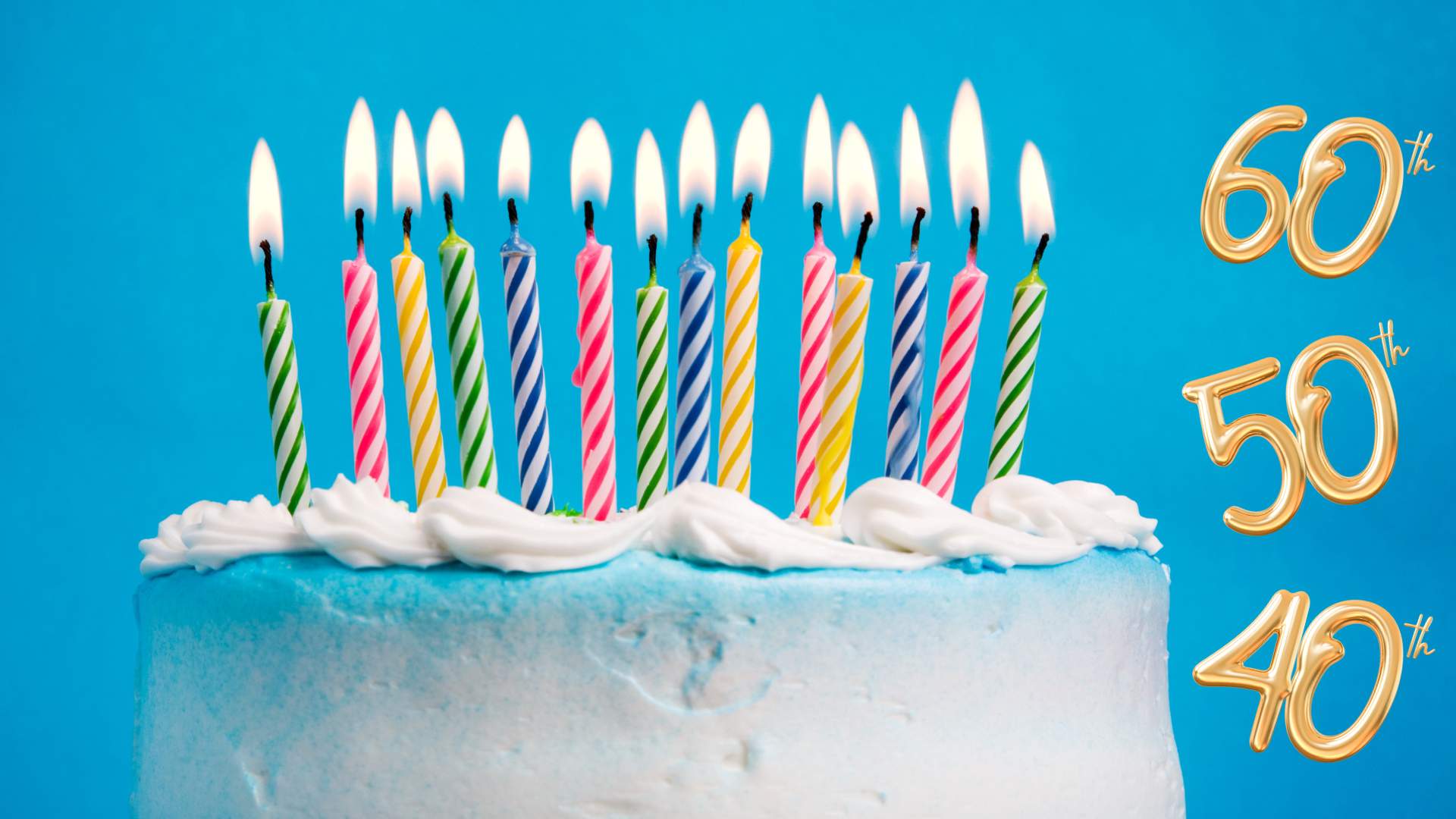 עוגת יום הולדת 40, 50, 60 - חוויה אותנטית